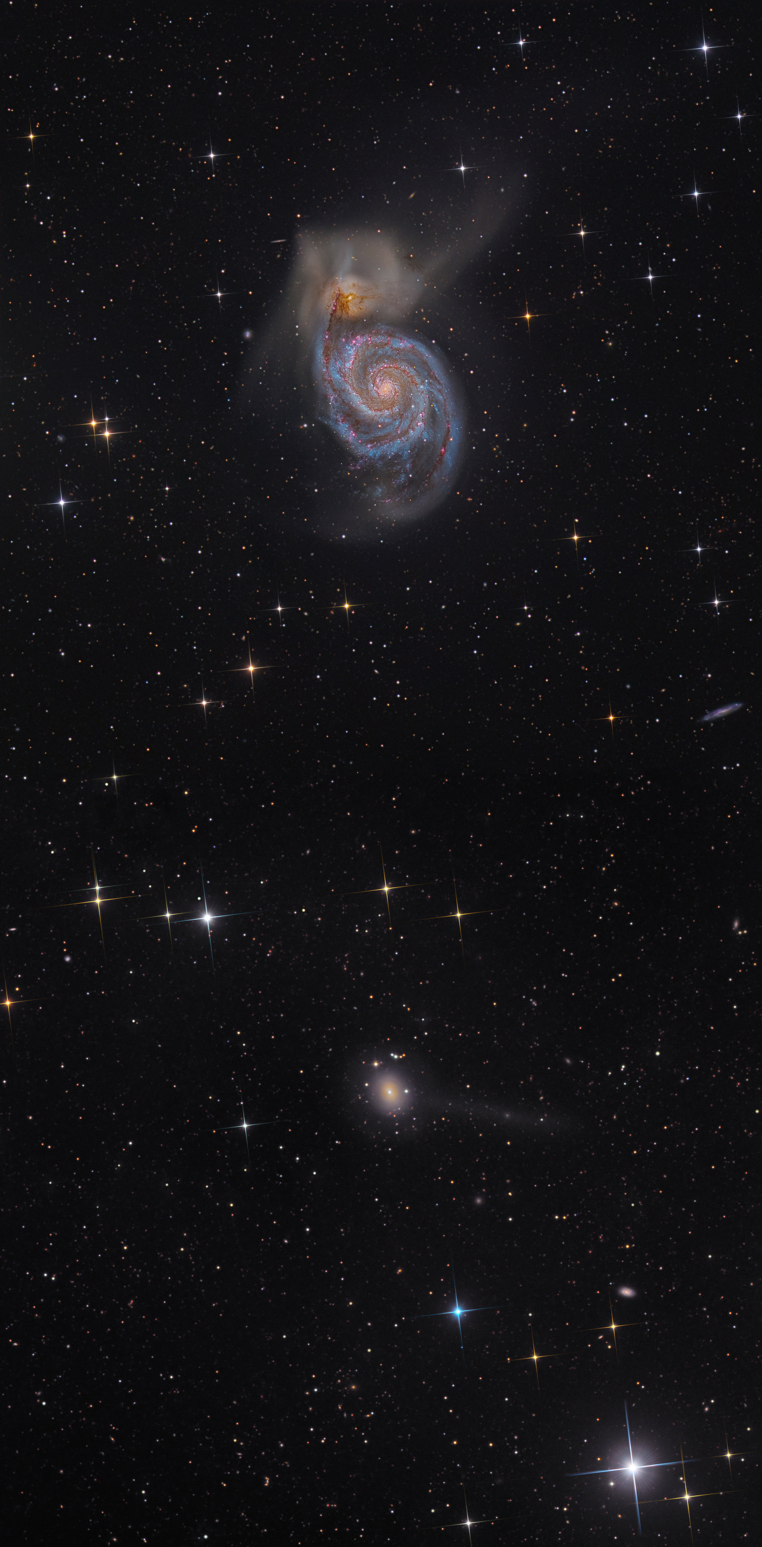 Hanson Astrophotography-M51 and NGC 5198
